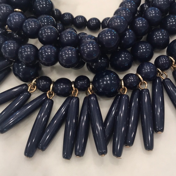 Navy necklace - Picture 2 of 3